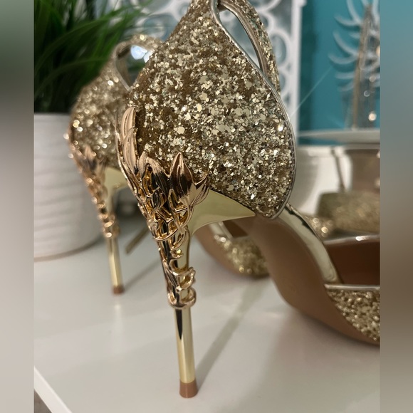 Glitter High-Heels Sequins Ladies Size 7.5 - Picture 5 of 9